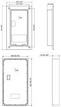 OBUDOWA PODTYNKOWA VTM116-01 DAHUA