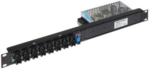 PATCH PANEL 8-PORTOWY Z ZASILACZEM ZR48-158/POE-8 48 V DC 3.3 A