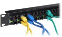 PATCH PANEL 8-PORTOWY Z ZASILACZEM ZR48-158/POE-8 48 V DC 3.3 A