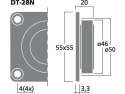 Neodymowy głośnik wysokotonowy HiFi, 100WMAX, 50WRMS, 8Ω