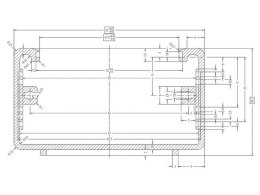 Obudowa uniwersalna 65 x 36.5 x 167mm czarna