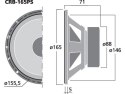 Para głośników nisko-średniotonowych HiFi, 35WRMS, 4Ω