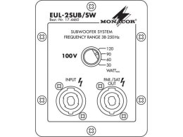 Subwoofer PA, 100V