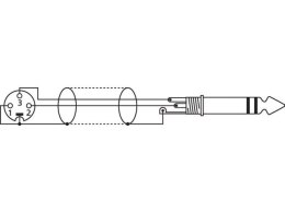 Kabel liniowy audio, 1m