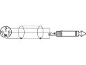 Kabel mikrofonowy, 3m