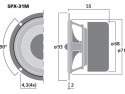 Głośnik pełnopasmowy HiFi, 20WRMS, 8Ω