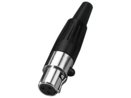 Gniazdo mini XLR, 3-pinowe