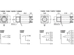 Gniazdo montażowe 6.3mm stereo