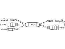 Kabel z mikrofonem