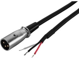 Kabel połączeniowy audio z wtykiem XLR, 1m