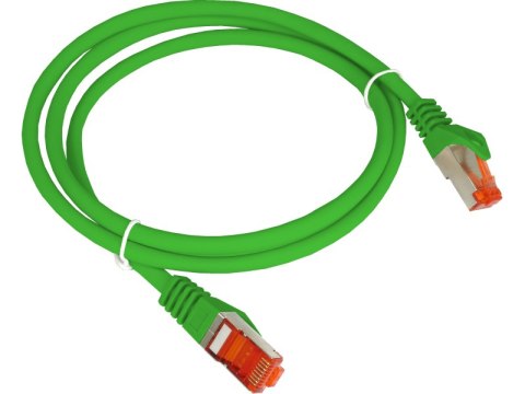 Patch-cord F/UTP kat.6 PVC 1.0m zielony ALANTEC