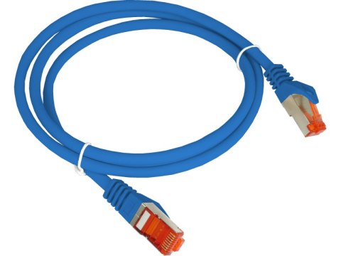 Patch-cord F/UTP kat.6 PVC 2.0m niebieski ALANTEC