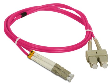 Patch cord MM OM4 LC-SC duplex 50/125 2.0m ALANTEC