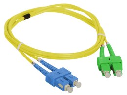 Patch cord SM SC/APC-SC duplex 9/125 2.0m ALANTEC