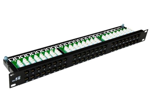 Patch panel OPTIMUM UTP kat.5e 48 portów LSA 1U ALANTEC