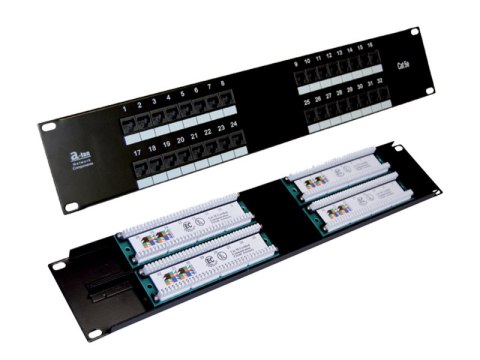 Patch panel UTP kat.5e 32 porty LSA 2U ALANTEC