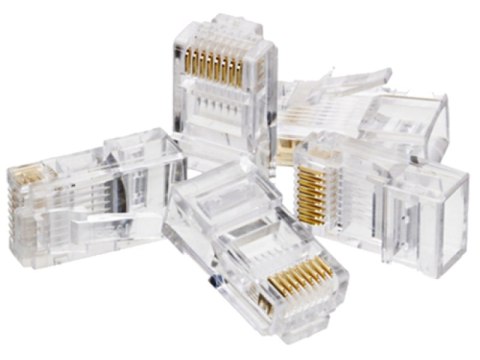 Wtyk RJ45 UTP kat.5e STANDARD (drut+linka) (op.100 szt) ALANTEC