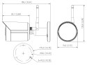 KAMERA IP IPC-HFW1230DS-SAW-0280B Wi-Fi - 1080p 2.8 mm DAHUA