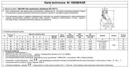 HAK ZAWIESIOWY WIDEŁKOWY Z ZABEZPIECZENIEM G8 13MM WLL5.3T