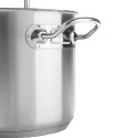 Garnek niski Kitchen Line z pokrywką 12 l śr. 320 x 150 h - Hendi 836040