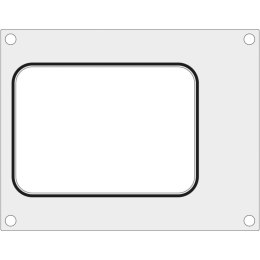 Matryca forma do zgrzewarki CAS CDS-01 na tackę bez podziału 187x137 mm - Hendi 805435