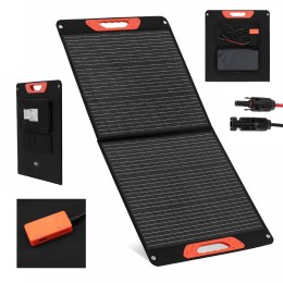 Ładowarka solarna panel słoneczny składany turystyczny kempingowy 2 x USB 100 W