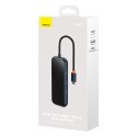 AcmeJoy HUB 4-portowy USB-C 3xUSB 3.0 ciemnoszary