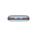 Powerbank Bipow Pro 10000mAh 20W z kablem USB USB-C 3A 0.3m niebieski