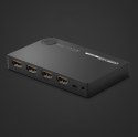 Rozdzielacz splitter switch HDMI - 3x HDMI 3D 4K czarny