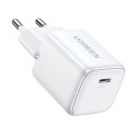 Szybka ładowarka sieciowa GaN 1x USB-C 30W PD Nexode Mini biała