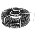 Spirala przepychacz sprężyna do rur hydrauliczna 6 x 2.45 m śr. 16 mm ZESTAW