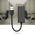 Zewnętrzna karta sieciowa LAN RJ45 - USB 2.0 100 Mbps - czarny