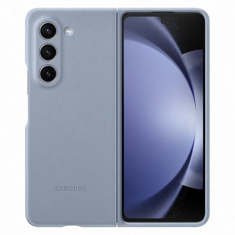 Etui pokrowiec z ekoskóry do Samsung Galaxy Z Fold 5 niebieskie