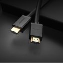 Kabel przewód HDMI 4K 30Hz 3D 10m czarny