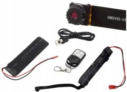 Mini kamera szpiegowska ukryta na pasku WIFI V85 + pilot