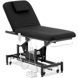 Łóżko stół kosmetyczny do masażu elektryczny 2 silniki 200 kg LYON - czarny