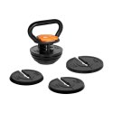 Kettlebell żeliwny automatyczny regulowany 18 kg REBEL ACTIVE