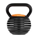 Kettlebell żeliwny automatyczny regulowany 18 kg REBEL ACTIVE