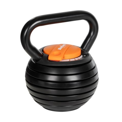 Kettlebell żeliwny automatyczny regulowany 9kg, REBEL ACTIVE