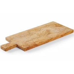 Deska do serwowania wędlin serów przekąsek z drewna oliwnego 480 x 190 mm