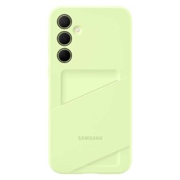 Oryginalne etui Card Slot Case z kieszenią na karty do Samsung Galaxy A35 zielone