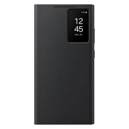 Oryginalne etui case Smart View Wallet z klapką do Samsung Galaxy S24 Ultra czarne