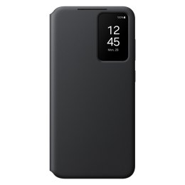 Oryginalne etui Smart View Wallet z klapką do Samsung Galaxy S24+ czarne