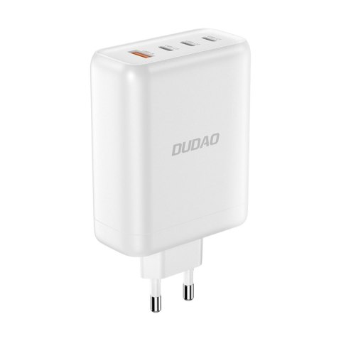 Ładowarka sieciowa GaN USB-A / 3x USB-C PD 140W biała