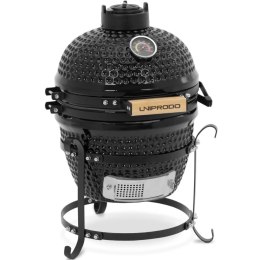 Grill ceramiczny węglowy Kamado z termometrem śr. 27 cm