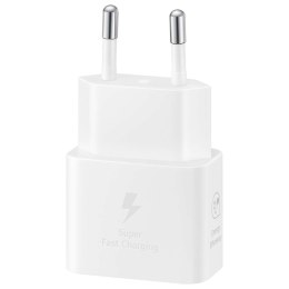 Ładowarka sieciowa Samsung GaN USB-C 25W SFC biała