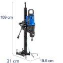 Wiertnica diamentowa pionowa do betonu kamienia ze statywem 750 obr./min 3200 W