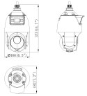 KAMERA IP SZYBKOOBROTOWA ZEWNĘTRZNA DS-2SE4C225MWG-E(12F0) TandemVu ColorVu - 1080p 4.8 ... 120 mm Hikvision