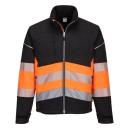 KURTKA OSTRZEGAWCZA SOFTSHELL PW375BKO ROZMIAR XXL