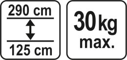 PODPORA TELESKOPOWA 125-290CM